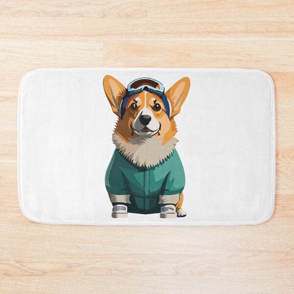 Item preview, Ski Corgi designed and sold by Corgi-at-night.
