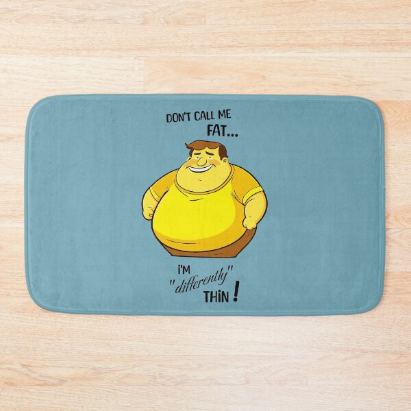 Item preview, Don't call me fat, I'm differently thin - Male version designed and sold by Jumpeter.