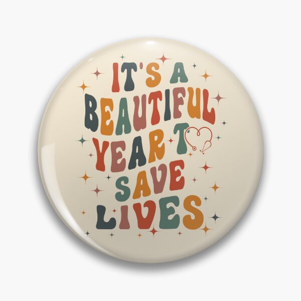 Item preview, Its a beautiful Year to save lives - Hello 2024 - Happy Nurse Doctor Year 2024 designed and sold by Lam Assia.