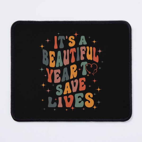 Item preview, Its a beautiful Year to save lives - Hello 2024 - Happy Nurse Doctor Year 2024 designed and sold by Lam Assia.