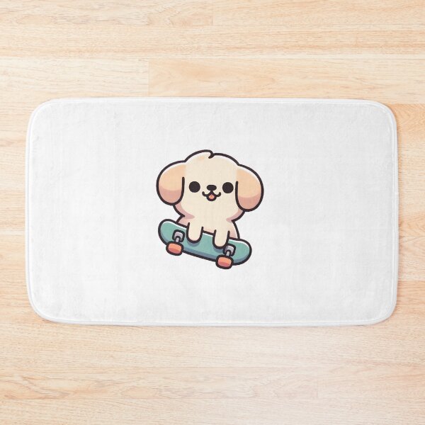 Artikelvorschau, Cute Dog with Skateboard entworfen und verkauft von UmbrellaStudio1.