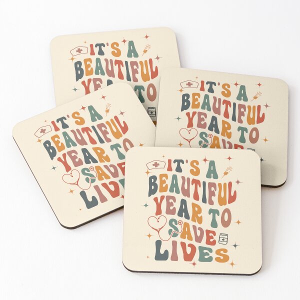 Item preview, Its a beautiful Year to save lives - Hello 2024 - Happy Nurse Doctor Year 2024 designed and sold by Lam Assia.