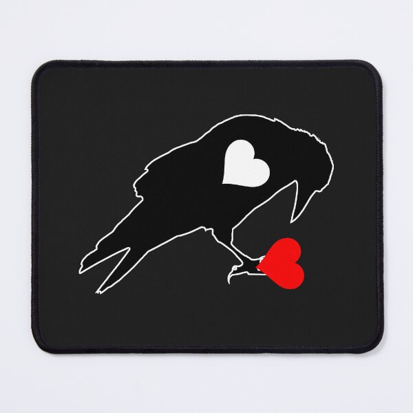 Item preview, Gothic dark raven heart eating designed and sold by erozzz.