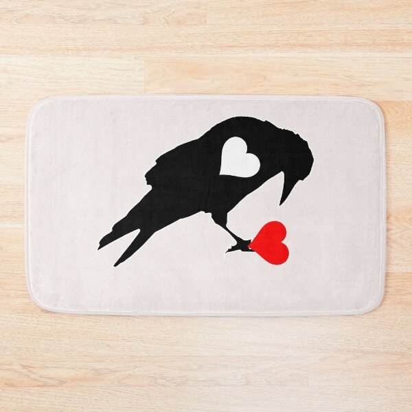 Item preview, Gothic dark raven heart eating designed and sold by erozzz.