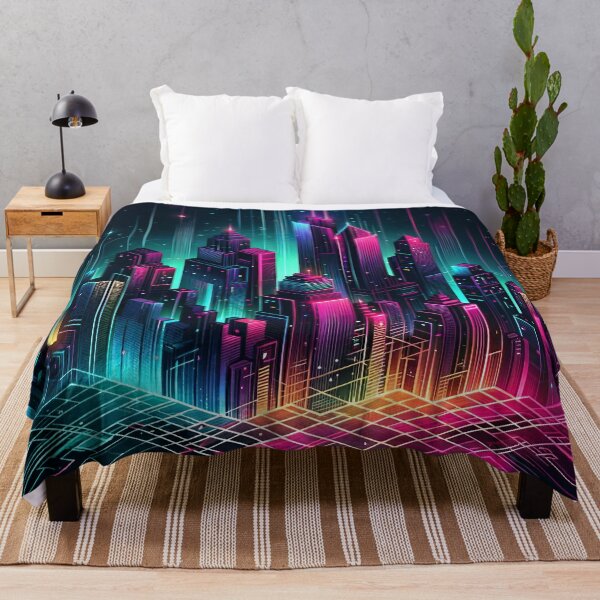 Item preview, Futuristic Cityscape designed and sold by divinedeco1925.
