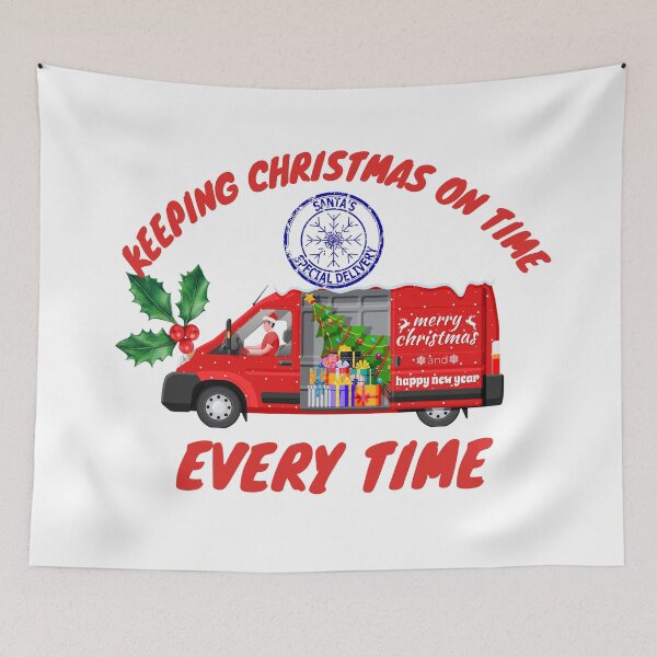 Item preview, Keeping christmas on time, every time, logistics christmas designed and sold by NoetherSym.
