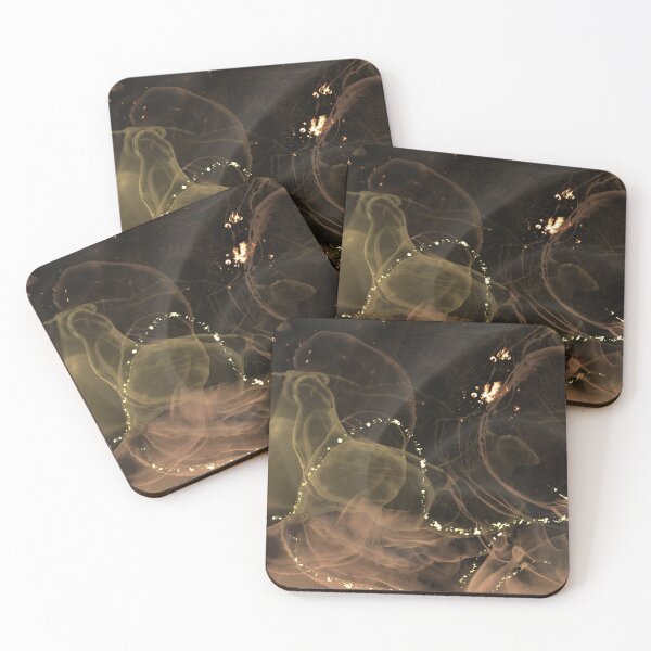 Item preview, Black Silk And Golden Dust Pattern  designed and sold by WomenLevelUp.