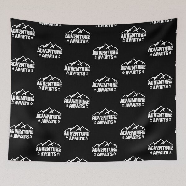 Item preview, Trendy Adventure Awaits Travel Camping Vintage designed and sold by EmiAndMike.