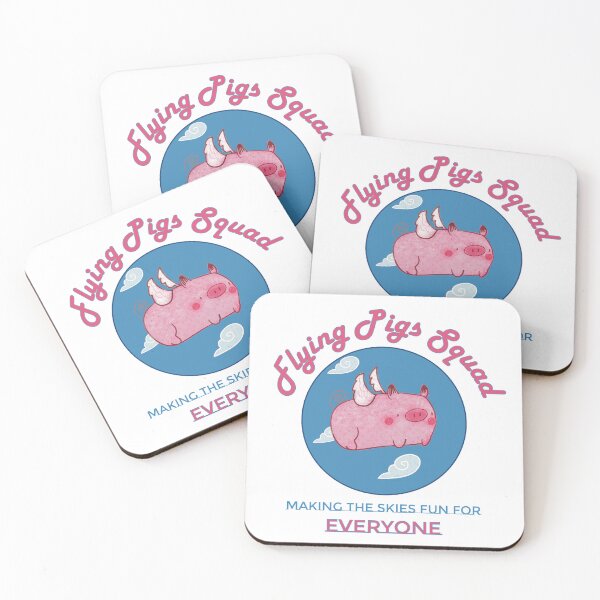 Item preview, Flying Pigs Squar, Making the skies fun for everyone designed and sold by dreamlara.