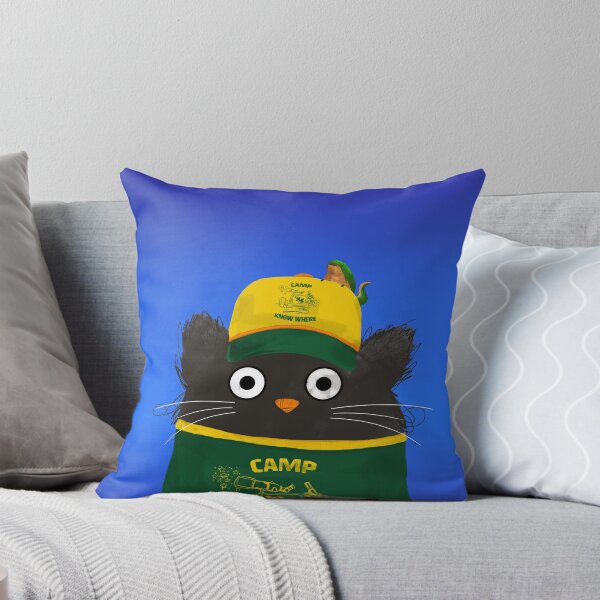 Cat Dustin Throw Pillow
