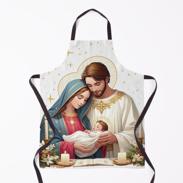 Item preview, Advent Christmas Mother of God, St. Joseph with baby Jesus designed and sold by JaroDesign2023.