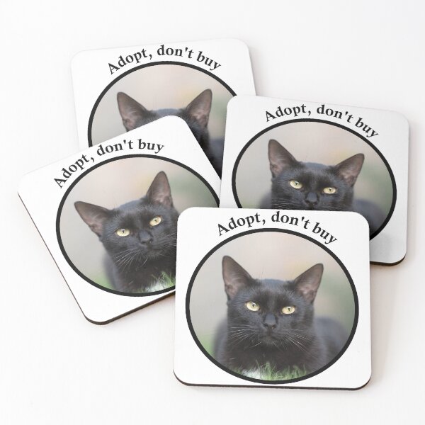Item preview, Adopt, don't buy a cat designed and sold by mikistudio.