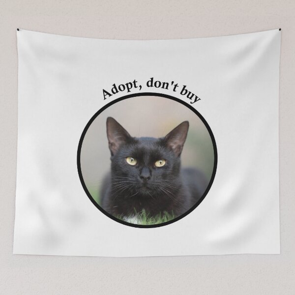 Item preview, Adopt, don't buy a cat designed and sold by mikistudio.