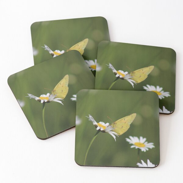 Item preview, yellow butterfly on a daisy  designed and sold by beaglybeagle.