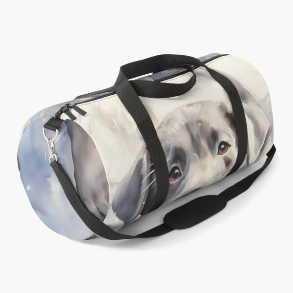Item preview, Group of cute and adorable silver grey labrador retriever puppies in the snow painting designed and sold by NBSStore.