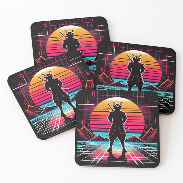 Item preview, Neon Samurai: Retro Sunset designed and sold by Lukasz Kobylka.