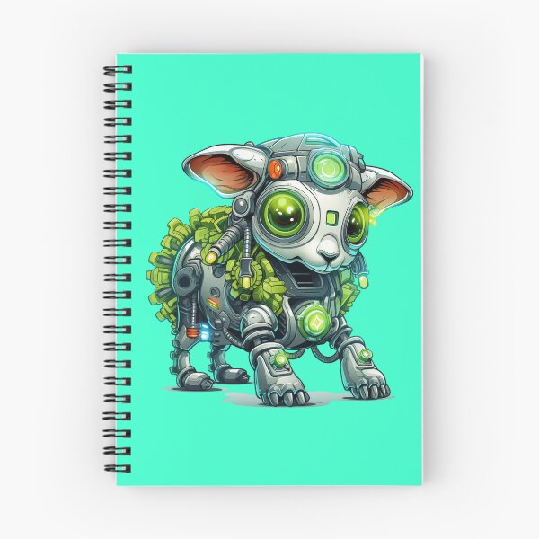 Item preview, Neon Punk Christmas Sheep Robot designed and sold by Sp3ctrumOfColor.
