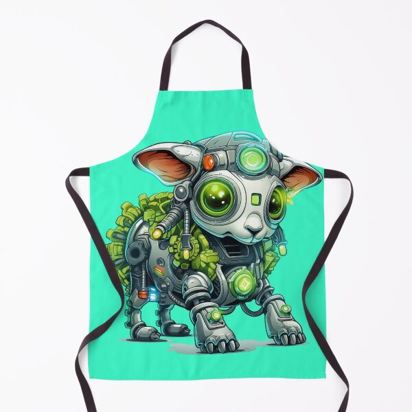 Item preview, Neon Punk Christmas Sheep Robot designed and sold by Sp3ctrumOfColor.