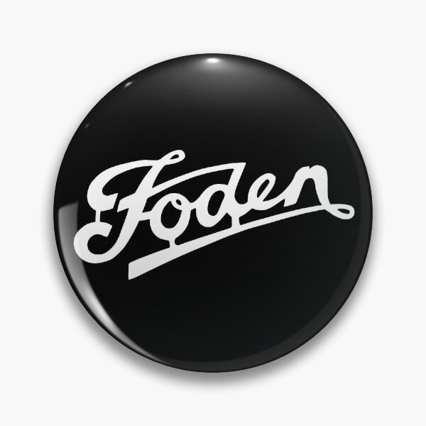 Item preview, Vintage Foden Truck logo in white designed and sold by Random Railways.