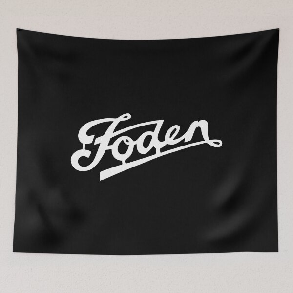 Item preview, Vintage Foden Truck logo in white designed and sold by Random Railways.