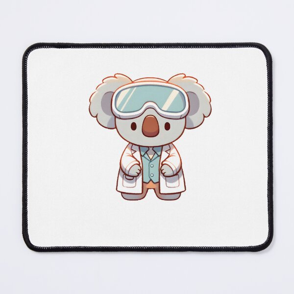 Item preview, Adorable Koala Wearing White Coat and Goggles designed and sold by UmbrellaStudio1.