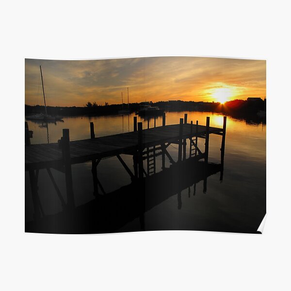 Black Sound Sunrise Poster