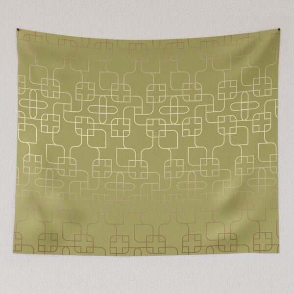 Item preview, Pistachio Beige Art Deco Pattern designed and sold by ArDecoS.
