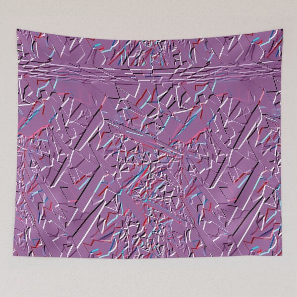 Item preview,  3d pop art painting pink triangles modern style street wear designed and sold by Carlos Gudino.