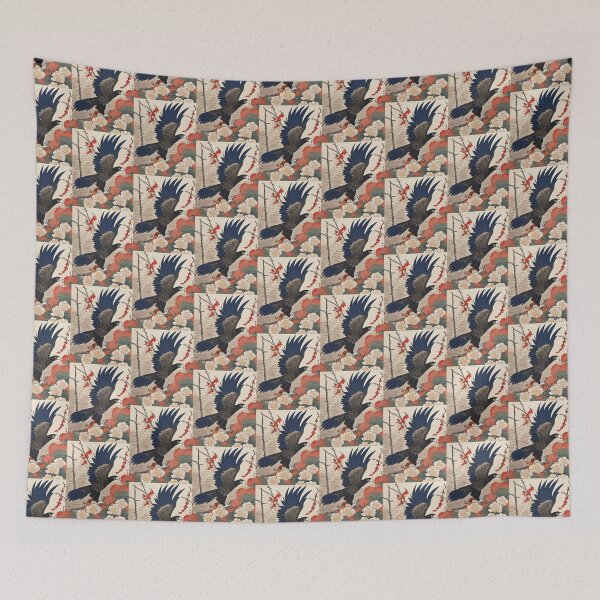 Item preview, wedge-tailed eagle in flowers designed and sold by EuropeanPrints.