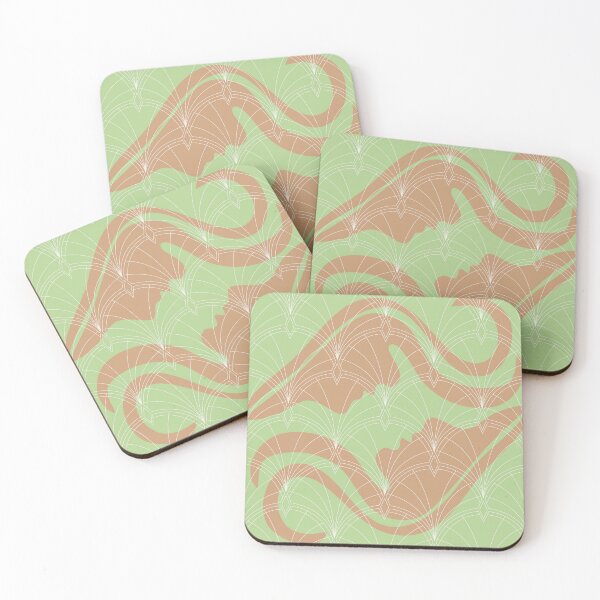 Item preview, Copy of Pastel Green and Beige Art Deco Pattern designed and sold by ArDecoS.