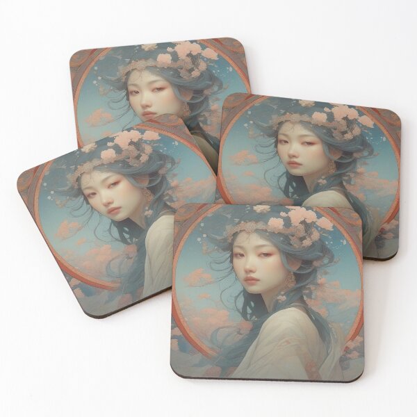 Item preview, Sakura Symphony: Art Nouveau Elegance Meets Ukiyo-E Princess designed and sold by RK - Shop.