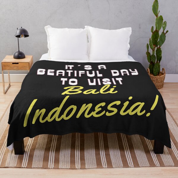 Item preview, Bali Indonesia. White text. Gift Ideas For The Travel Enthusiast. designed and sold by LindaLG.