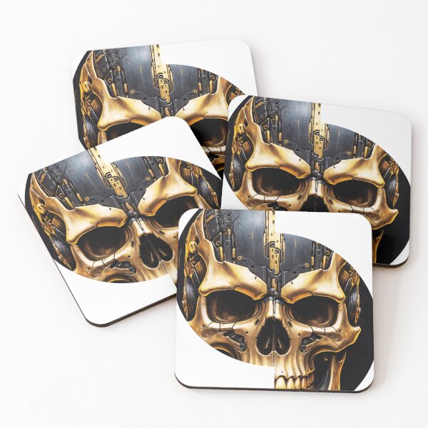 Item preview, robotic skull designed and sold by CollorTrend.