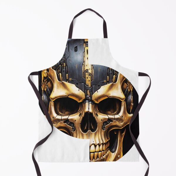 Item preview, robotic skull designed and sold by CollorTrend.