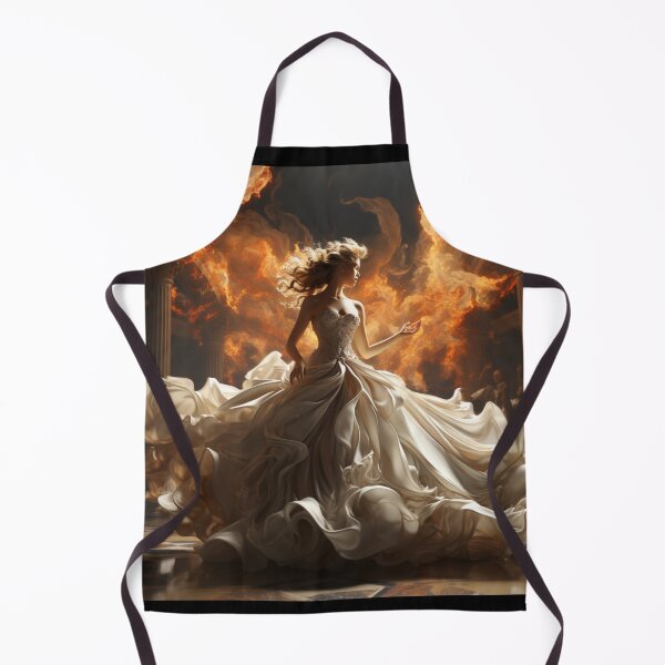 Item preview, Dance of Flames – Ethereal Ballroom Elegance Art Print designed and sold by SmartDesignByBB.