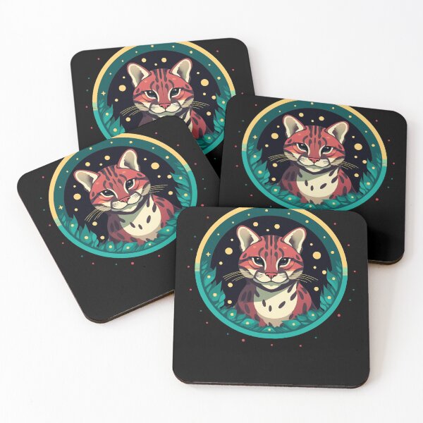 Item preview, Ocelot Cat in Ornament, Love Cas designed and sold by Logiamerch.