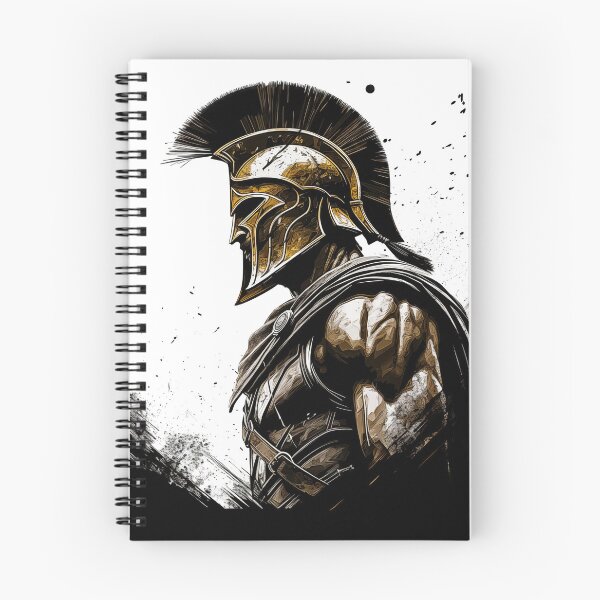 Item preview, Spartan Valor in Monochrome Gold designed and sold by DamagedNation.