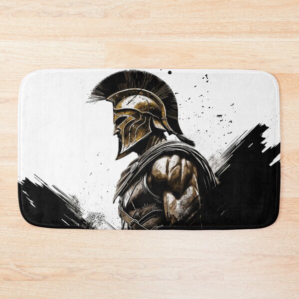 Item preview, Spartan Valor in Monochrome Gold designed and sold by DamagedNation.