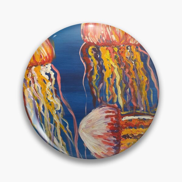 Item preview, Jellyfish painting designed and sold by Vanessaart.