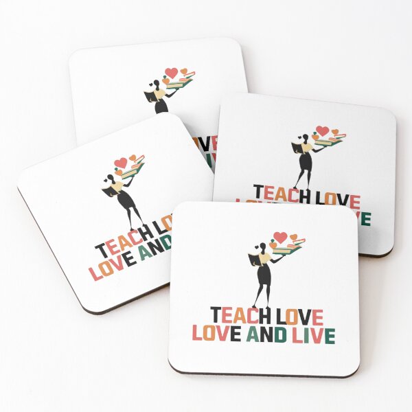 Item preview, Teach, Love and Live Quote designed and sold by marcimarci.