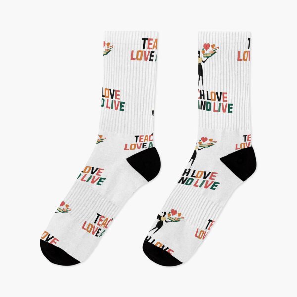 Item preview, Teach, Love and Live Quote designed and sold by marcimarci.