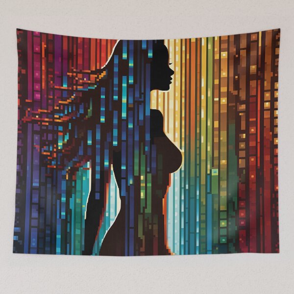 Item preview, Colors in Sequence: How Binary Code Drives the Rhythm of Digital Creativity designed and sold by Artedig.
