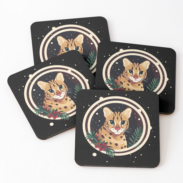Item preview, Ocelot Cat in Ornament, Love Cas designed and sold by Logiamerch.