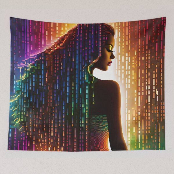 Item preview, Binary Code, Infinite Palette: The Explosion of Colors in the Digital Art of the Future designed and sold by Artedig.
