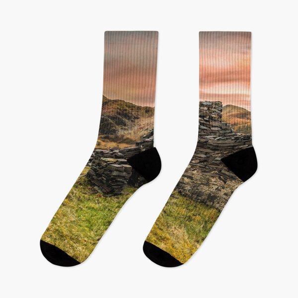 Item preview, Snowdonia Quarry Ruins Sunset designed and sold by AJEvans.