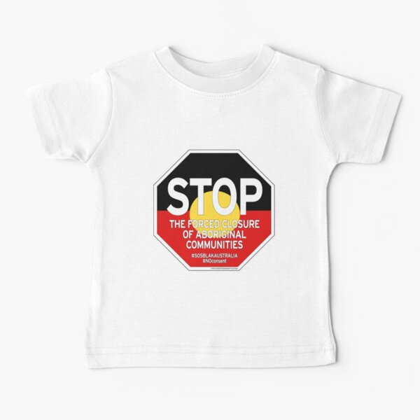 OFFICIAL MERCHANDISE - #SOSBLAKAUSTRALIA design 2 Baby T-Shirt