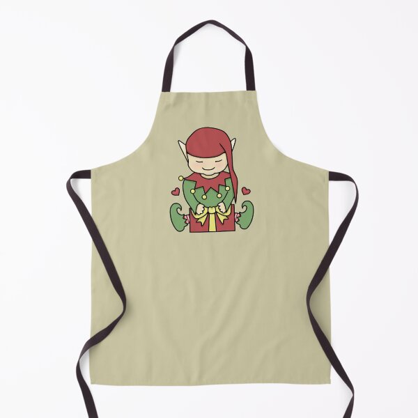 Item preview, Cute Elf Wrapping Christmas Present - Merry Christmas Spirit designed and sold by ViewerEqualsPhoton.