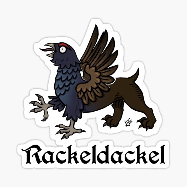 Item preview, Rackeldackel (schwarz) designed and sold by faejala.