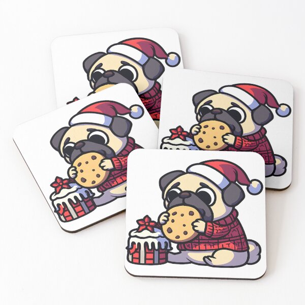 Item preview, Yuletide Delight: Pug's Cookie Celebration designed and sold by EpicPaws.