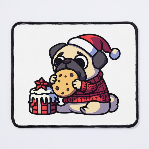Item preview, Yuletide Delight: Pug's Cookie Celebration designed and sold by EpicPaws.